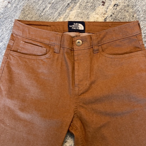 THE NORTH FACE BROWN SHIMMER SKINNY JEANS SZ 2 - Picture 5 of 8